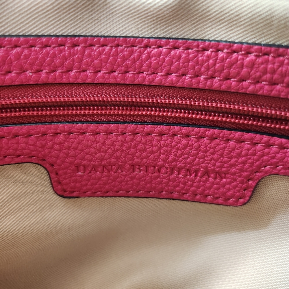 Dana Buchman Pink Eyelet Crossbody Purse - Picture 10 of 16
